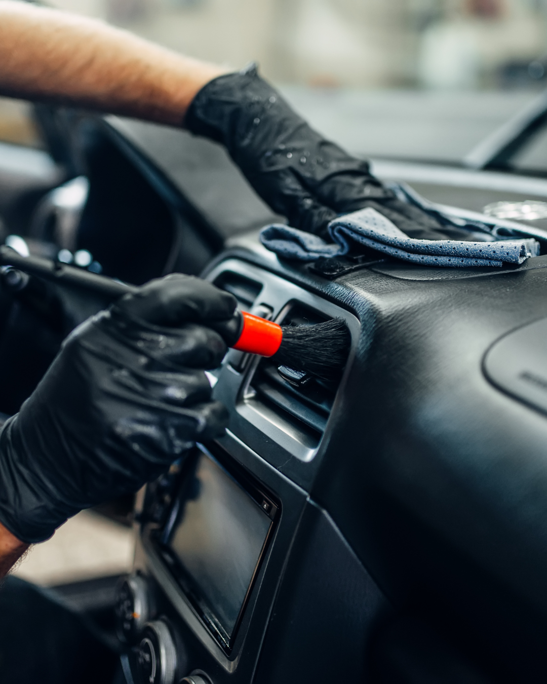 Interior car detailing